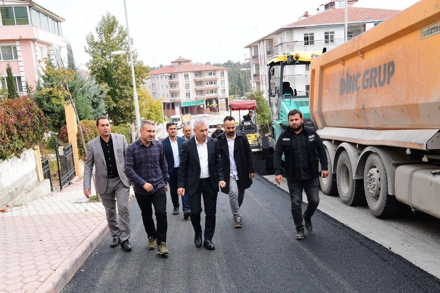 Yeşiltepe’de asfaltlama çalışmaları
