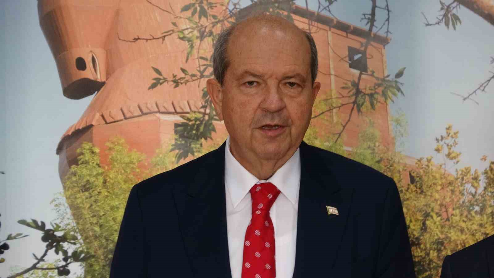 KKTC Cumhurbaşkanı Tatar: “Büyük bir insanlık trajedisi, dramı yaşanmaktadır. Maalesef dünya buna seyirci kalıyor”