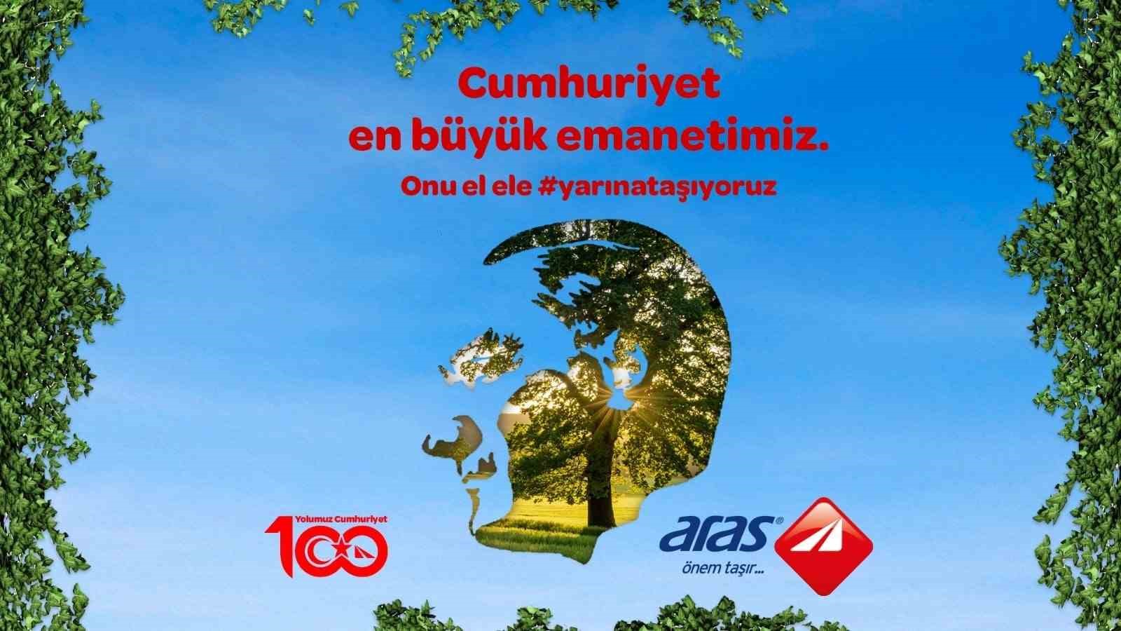 Aras Kargo Cumhuriyet’in 100’üncü yılını kutluyor