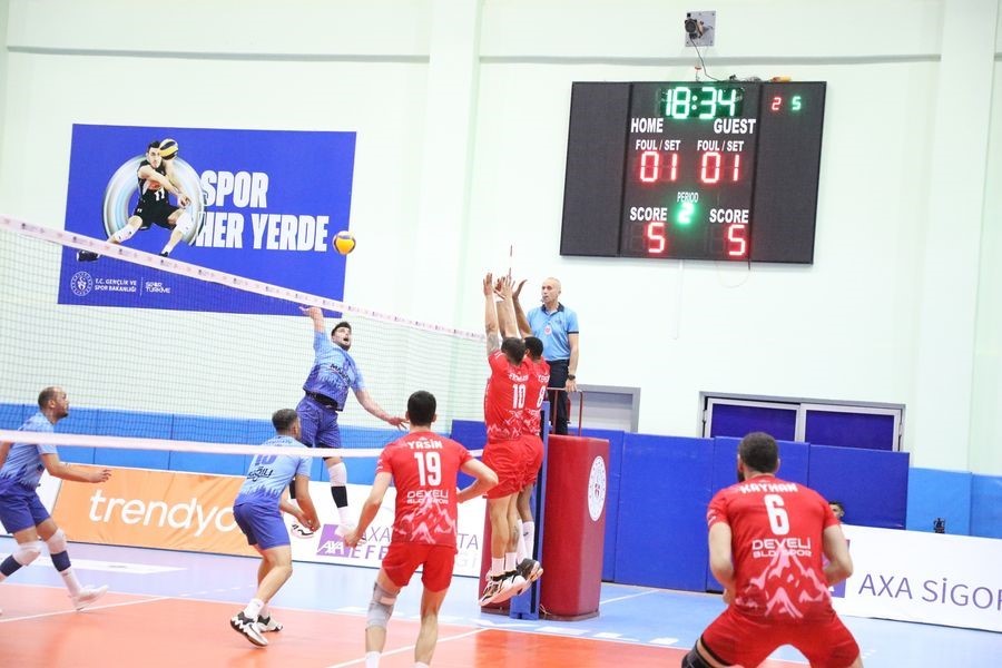 AXA Sigorta Efeler Ligi: Develi Belediyespor: 1 – Spor Toto: 3