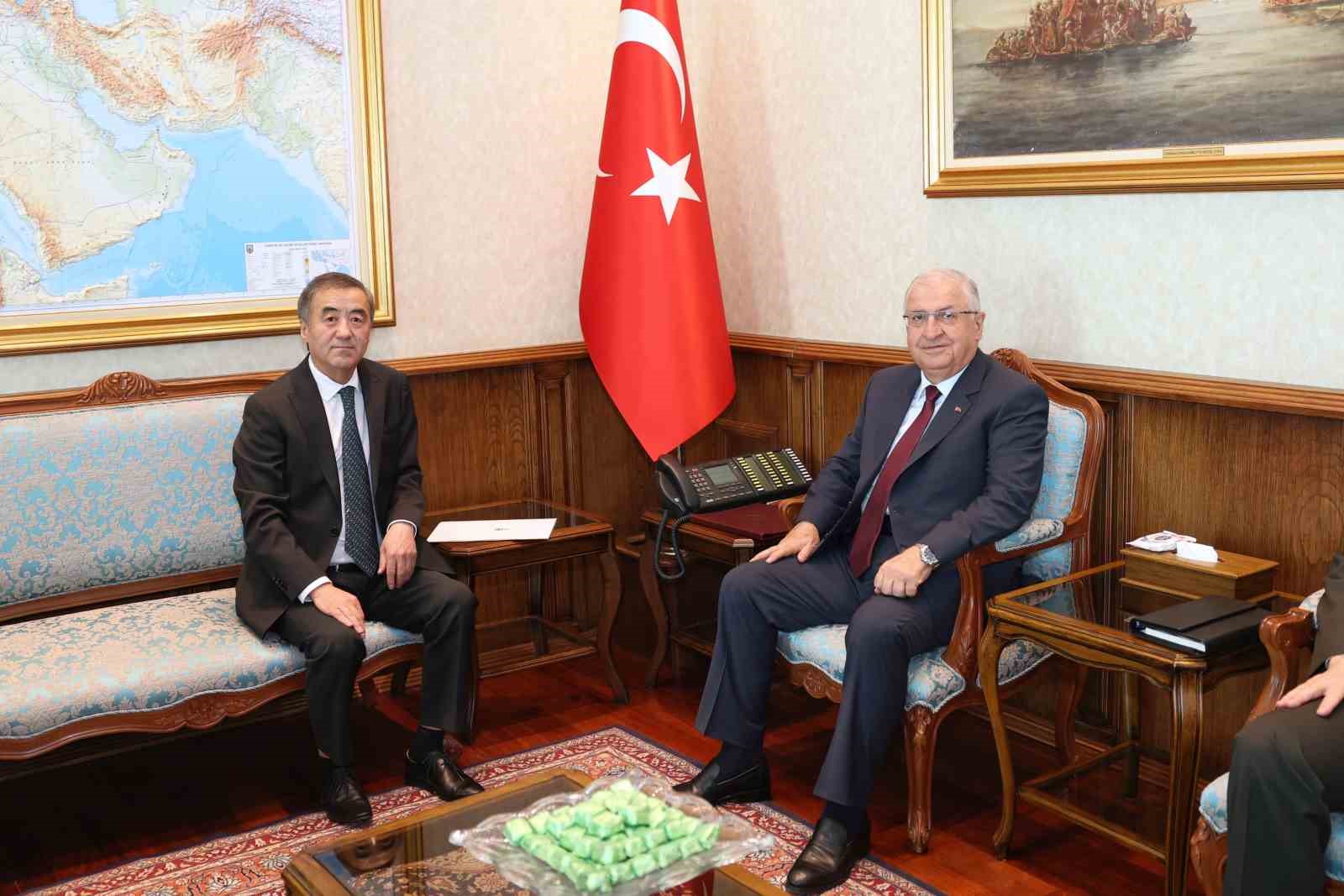 Bakan Güler, Moğolistan Büyükelçisi Gombosuren’i kabul etti