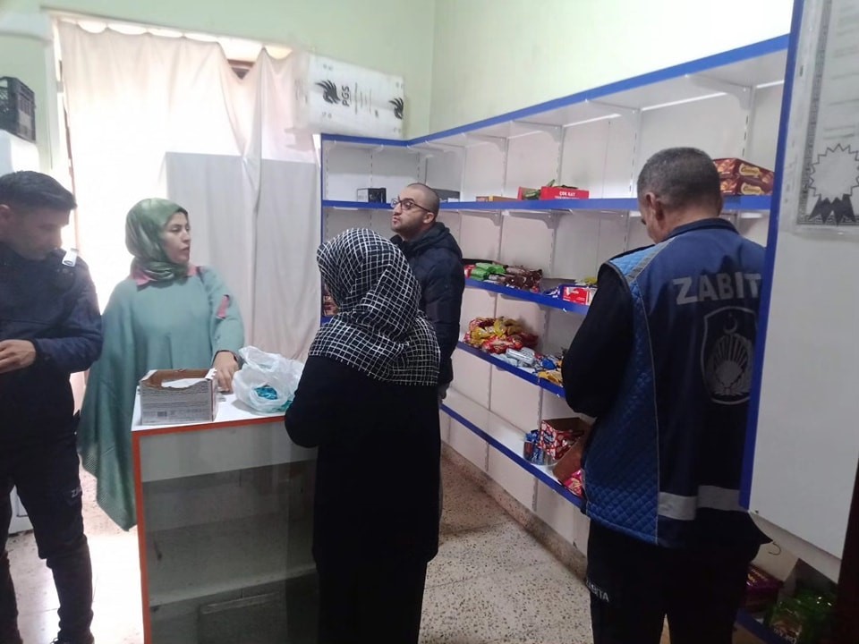 Okul kantinlerinde gıda güvenliği denetimi yapıldı