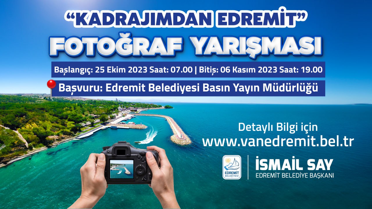 Kadrajımdan Edremit” fotoğraf yarışması başlıyor