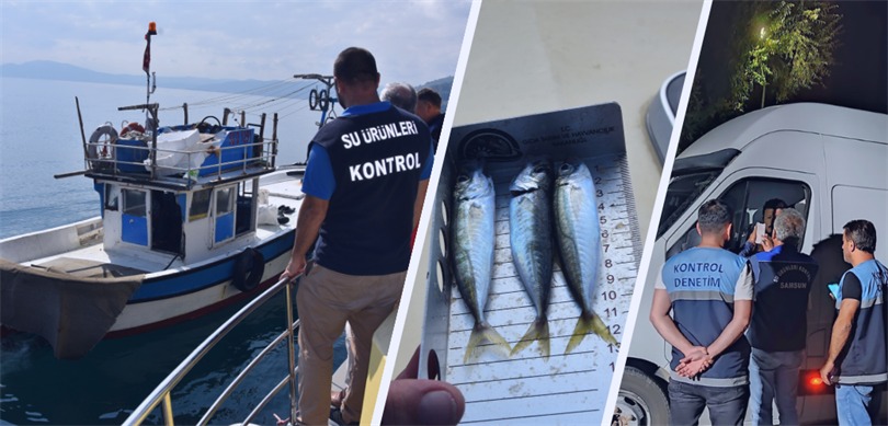Yasadışı su ürünleri avcılığına yönelik ülke genelinde 9 bin 745 denetim gerçekleştirildi