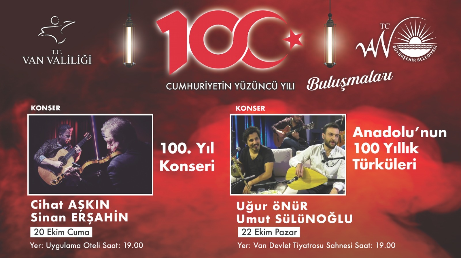 Van’da Cumhuriyetin 100. yılına özel konserler düzenleniyor