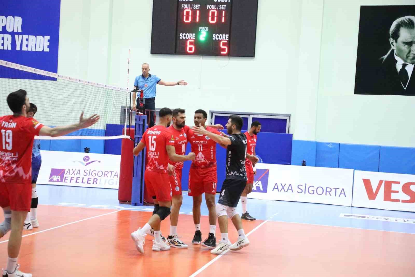 AXA Sigorta Efeler Ligi: Develi Belediyespor: 1 - Spor Toto: 3
