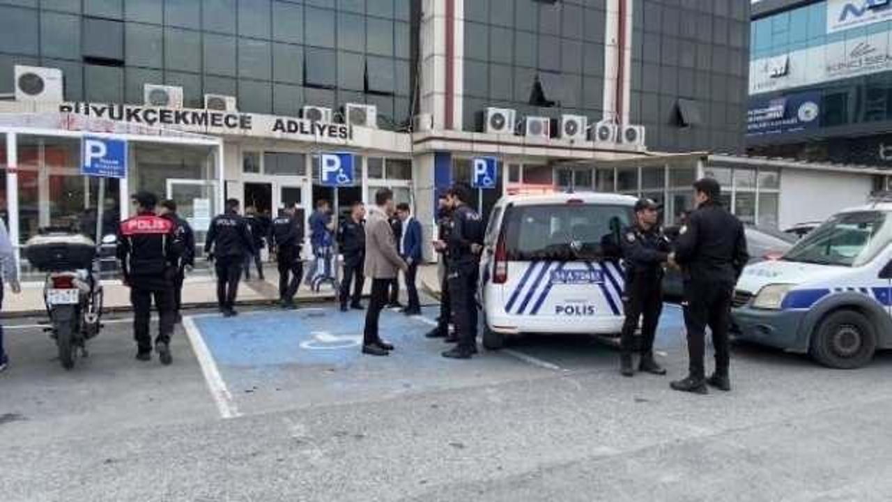 Adliye önünde damadını öldürdü