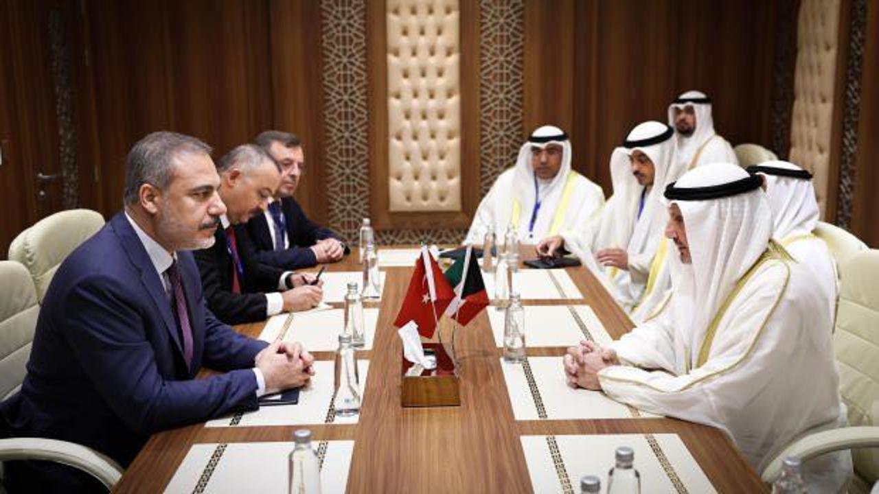 Bakan Fidan, Suudi Arabistanlı ve Kuveytli mevkidaşlarıyla görüştü