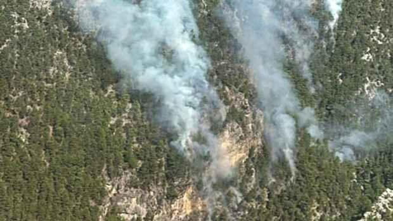 Burdur’daki orman yangını yeniden başladı!