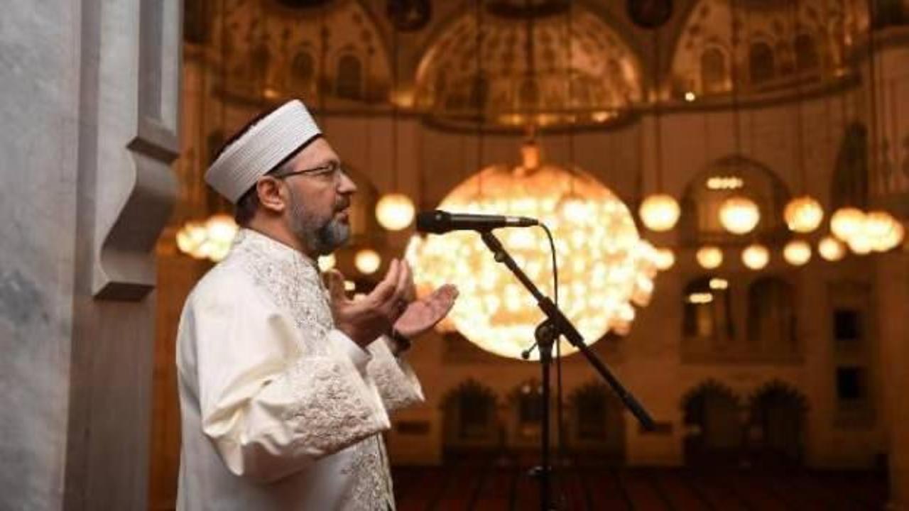 Diyanet İşleri Başkanı Erbaş’tan Mehmetçik ve Filistin için dua çağrısı