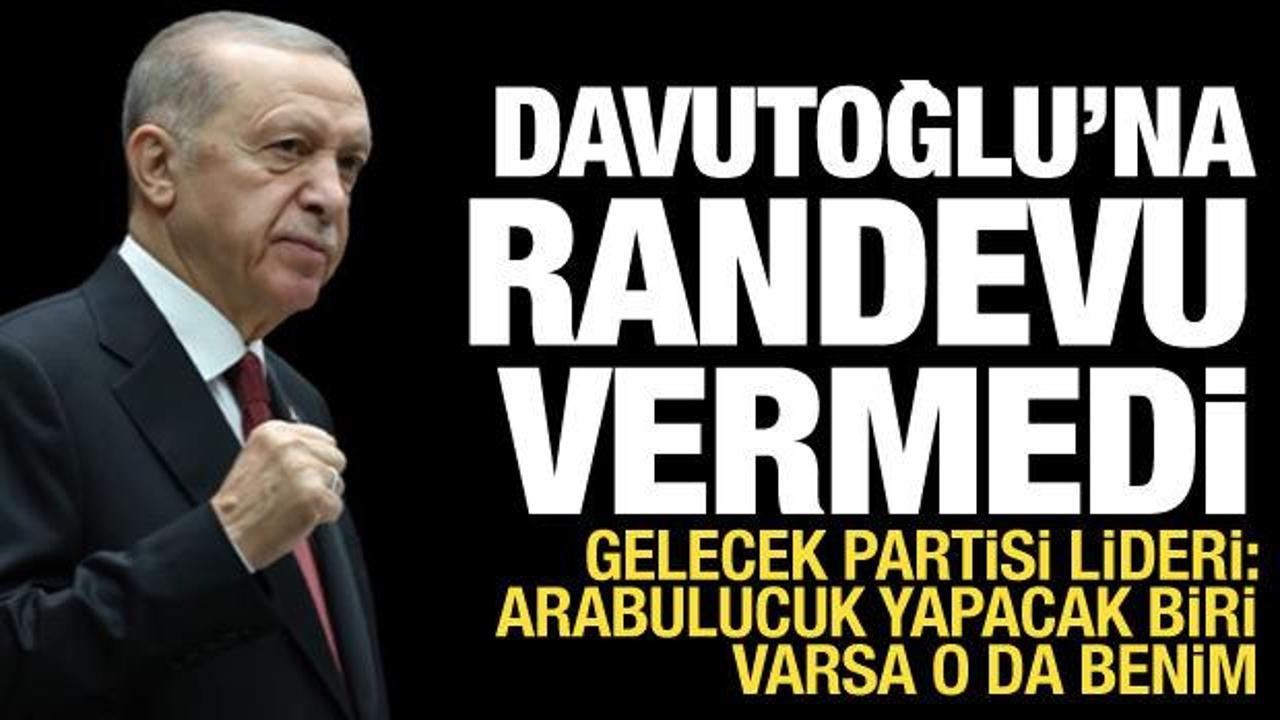 Erdoğan’dan Davutoğlu’nun randevu talebine ret