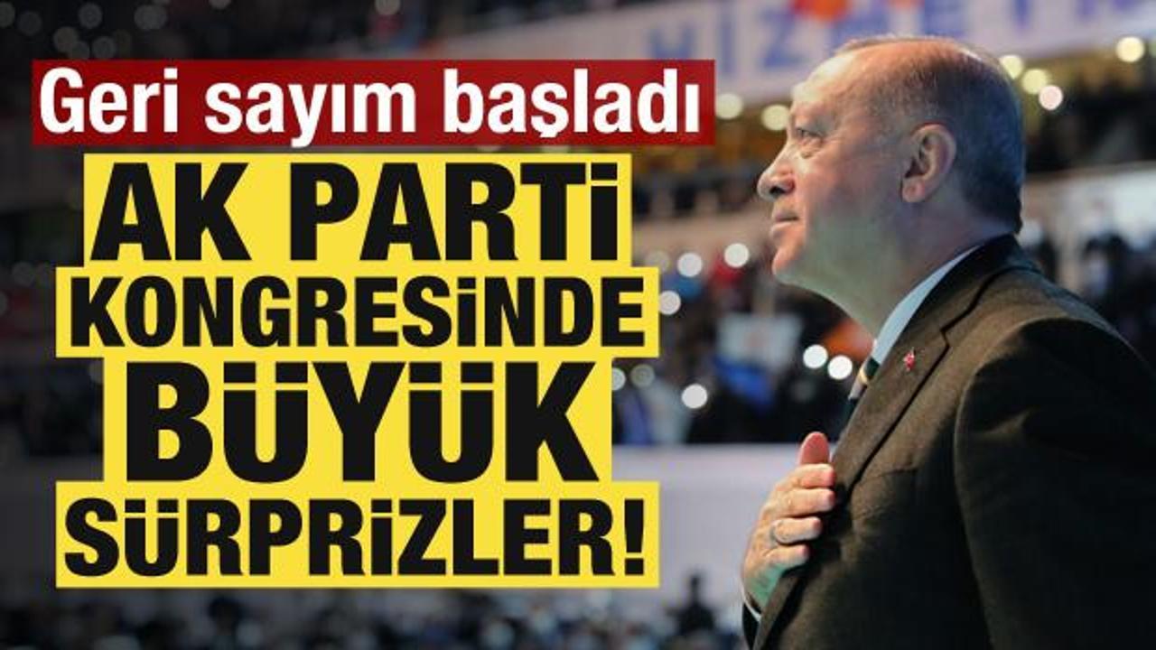 Geri sayım başladı! AK Parti kongresinde büyük sürprizler