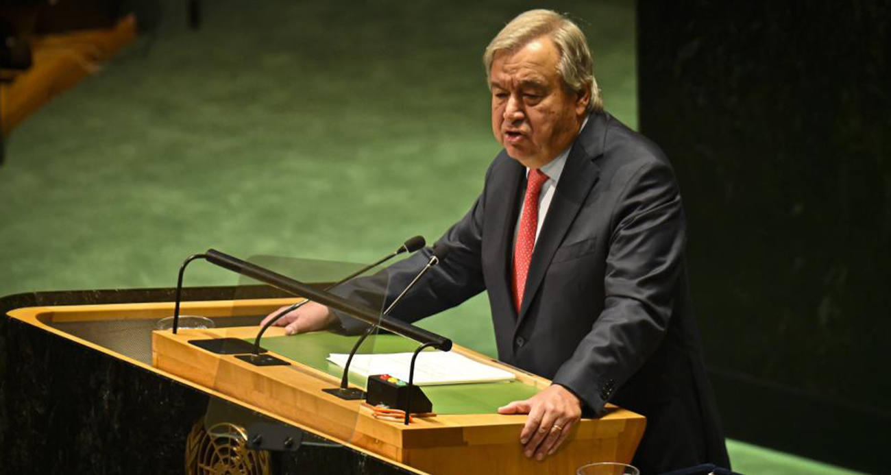 Guterres: “Hayati önem taşıyan malzemelerin Gazze’ye girmesine izin verilmeli”