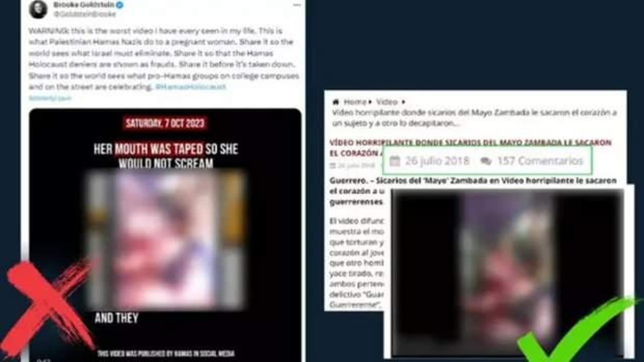 ‘Hamas hamile kadını öldürdü’ iddiası yalan çıktı