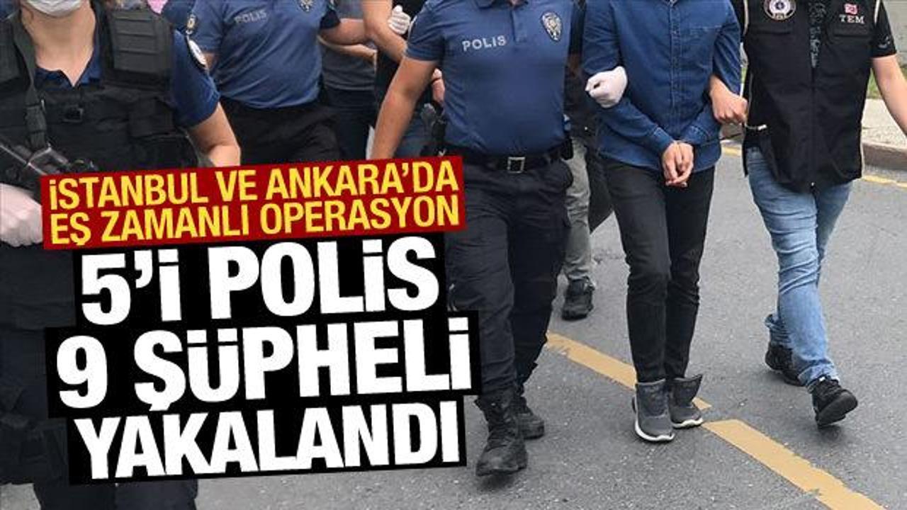 İstanbul ve Ankara’da FETÖ operasyonu: 9 gözaltı