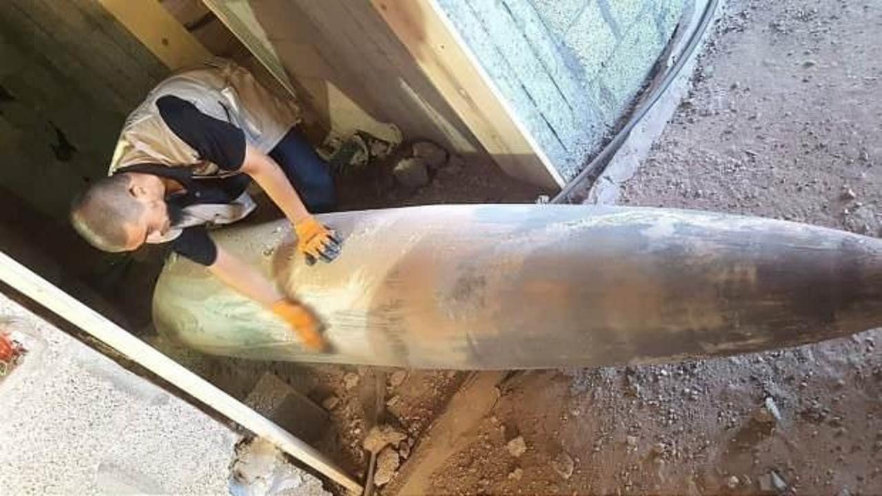 İşte İsrail’in sivillere attığı o bomba! Patlamamış halde bulundu
