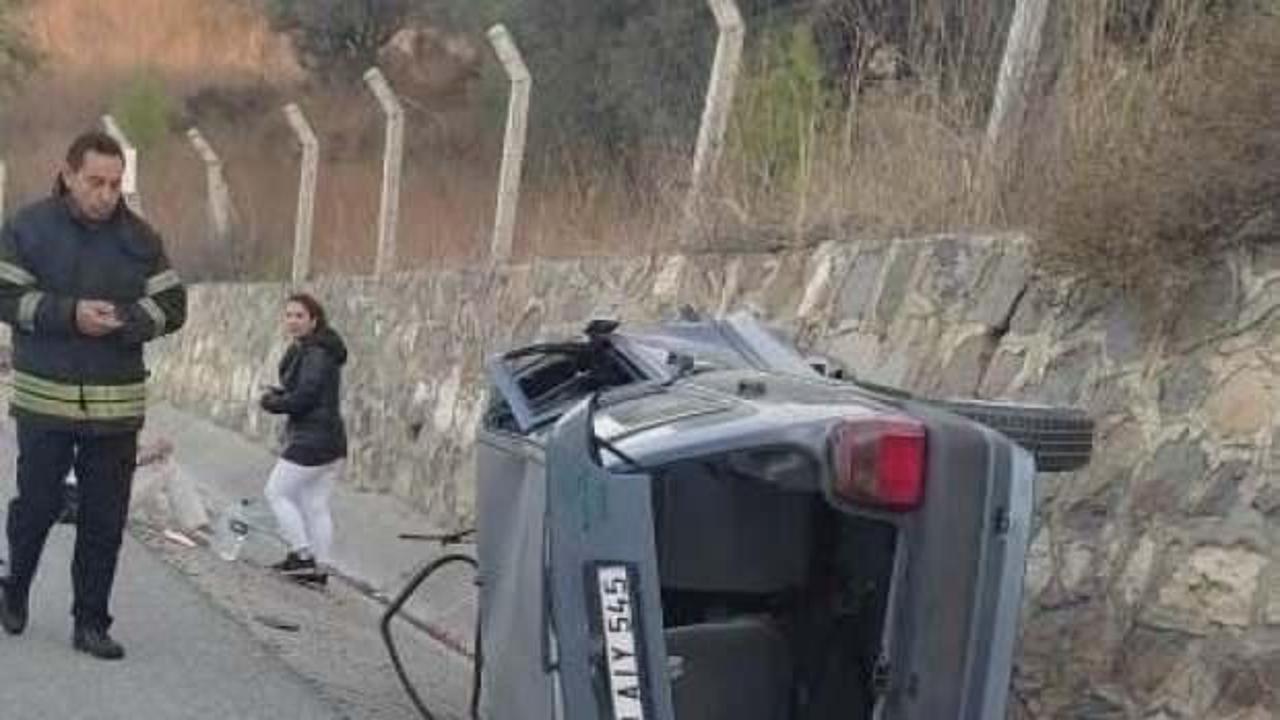 Kuşadası’nda trafik kazası: Bir kişi yaralandı