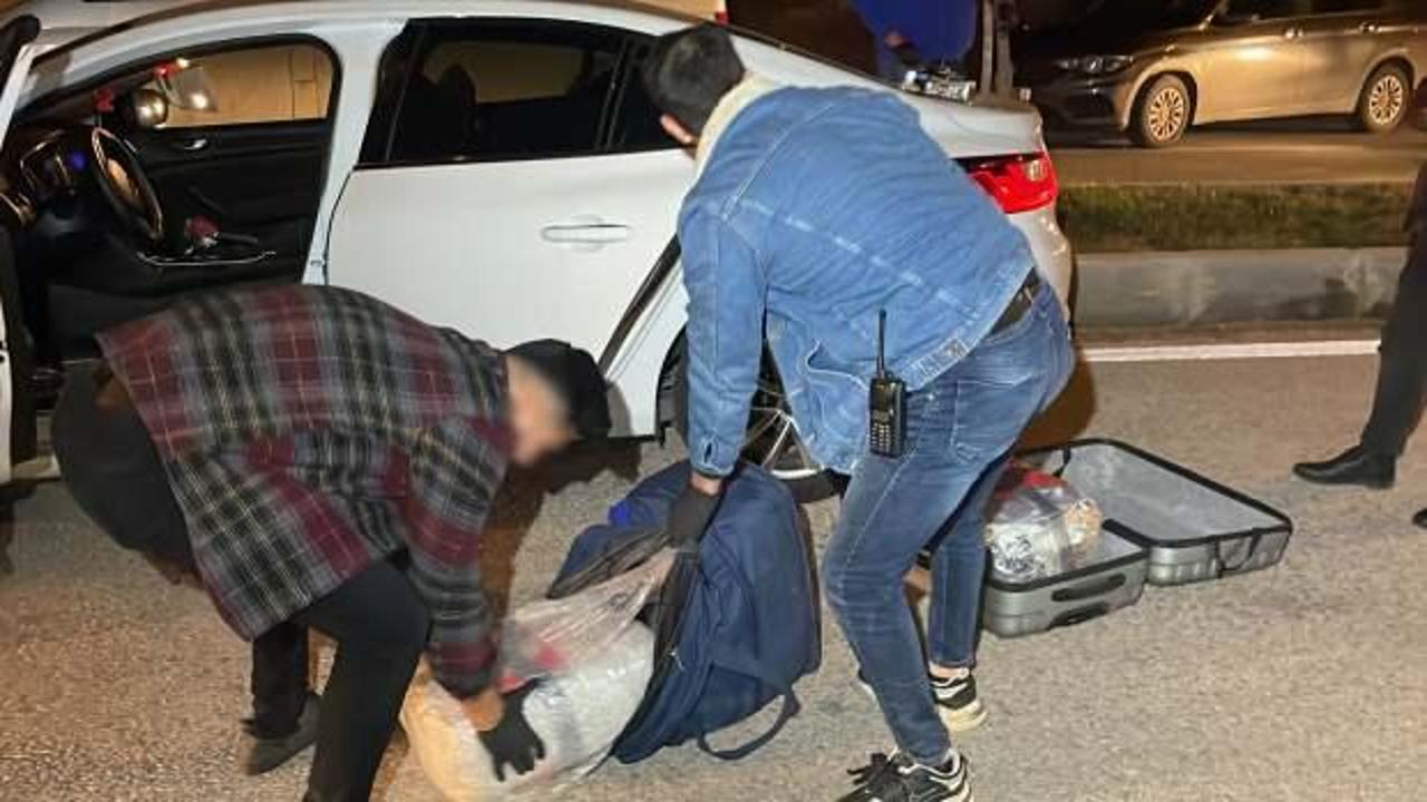 Kütahya’da 17 kilo uyuşturucu ele geçirildi