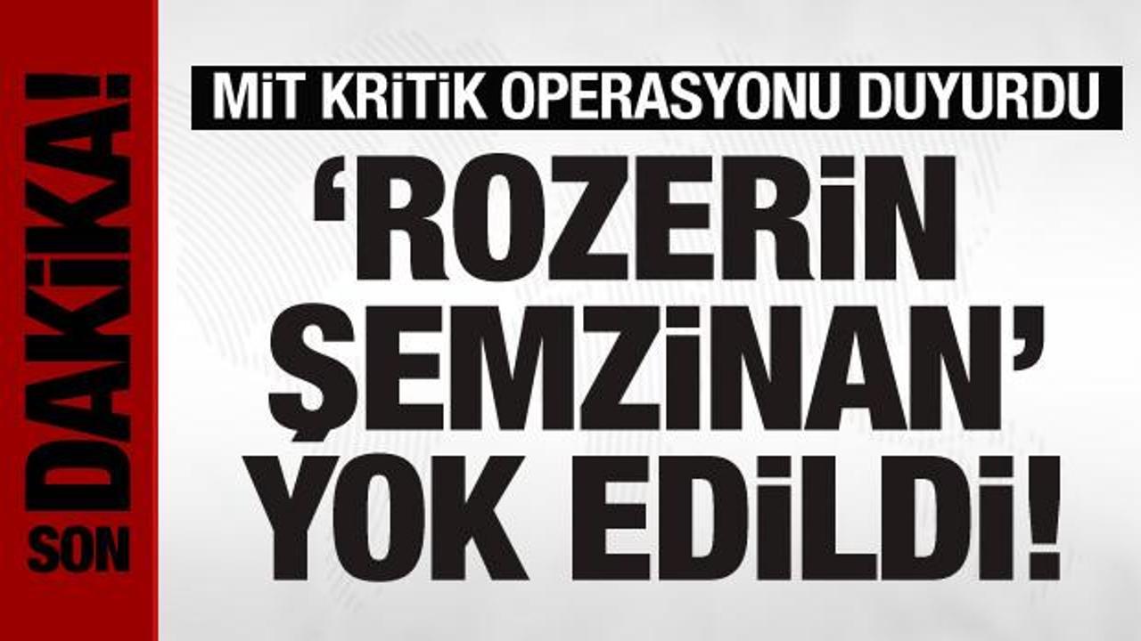 MİT, Sariye Atilla’yı etkisiz hale getirdi