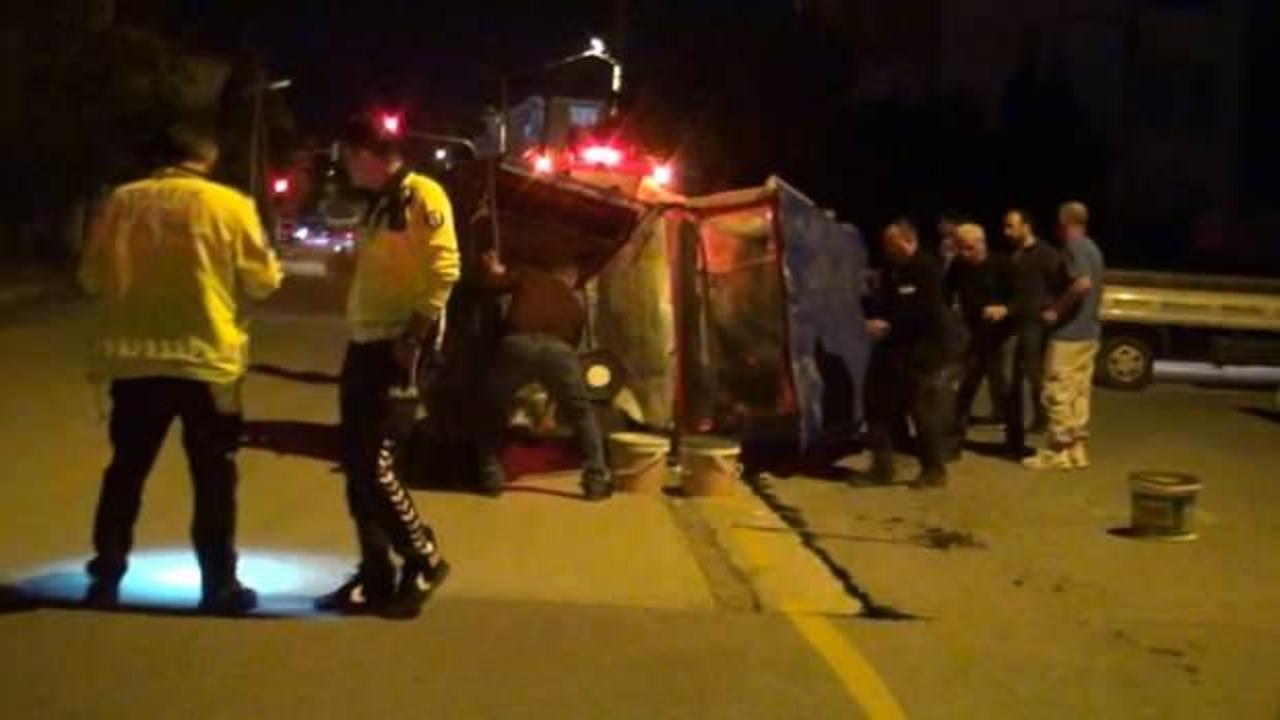 Sakarya’da tarım aracı devrildi: 5’i çocuk, 8 kişi yaralandı!