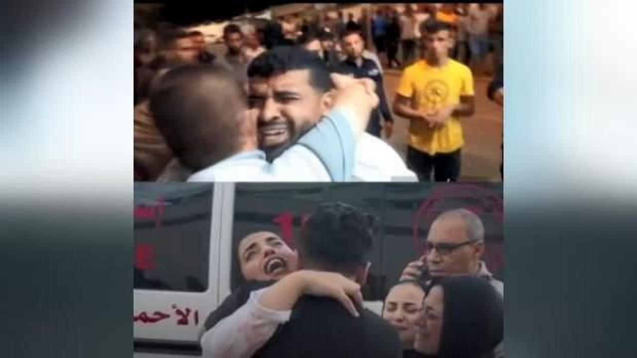 Saldırılarda, Filistin Kızılayı görevlileri de yakınlarını kaybetti