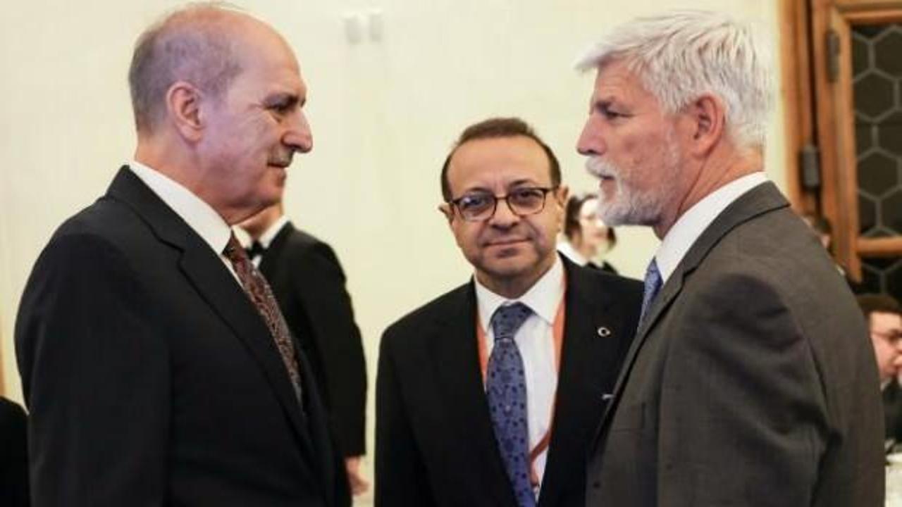 TBMM Başkanı Kurtulmuş, Çekya Cumhurbaşkanı Pavel ile görüştü