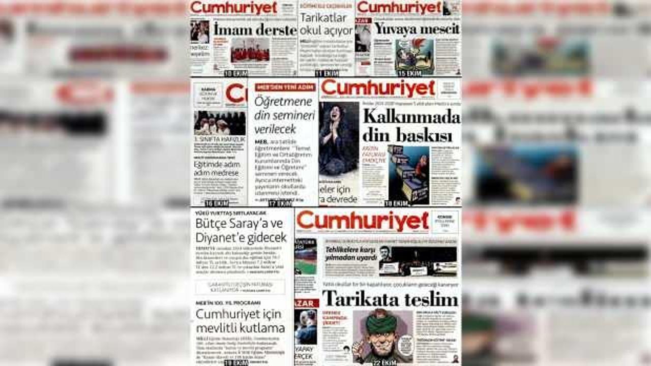 Türkiye Gazze için tek yürekken Cumhuriyet’in derdi yine Müslümanlar