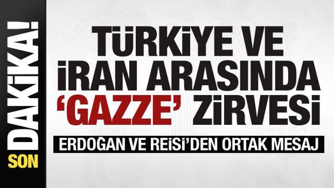 Türkiye ve İran arasında ‘Gazze’ zirvesi! Erdoğan ve Reisi görüştü