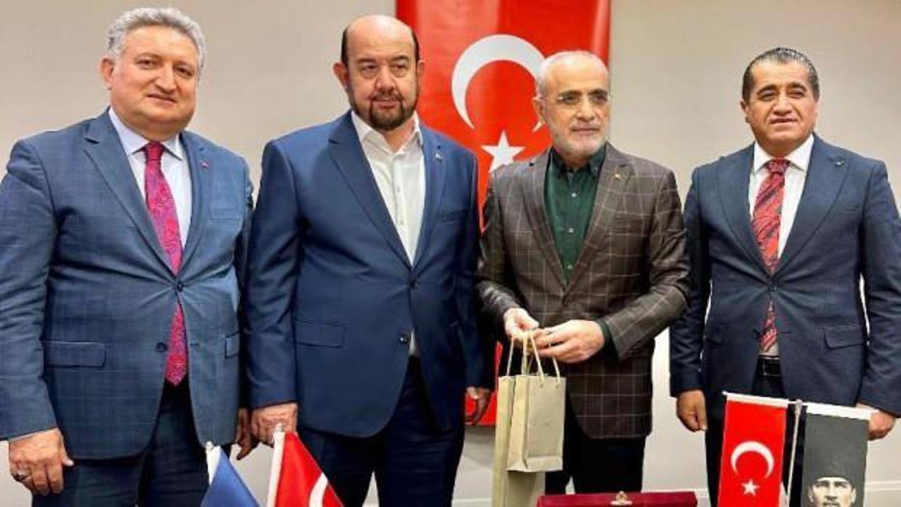 Yalçın Topçu, Romanya Ticaret Odası Başkanını ağırladı