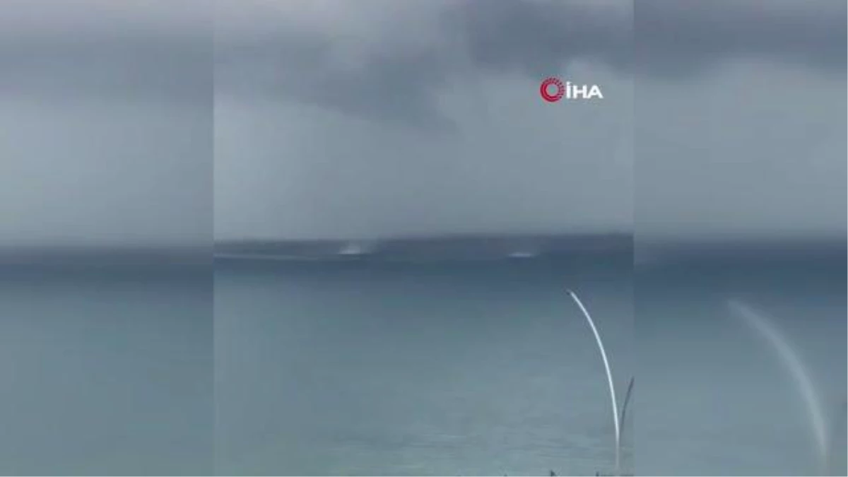 Van Gölü’nde hortum oluştu