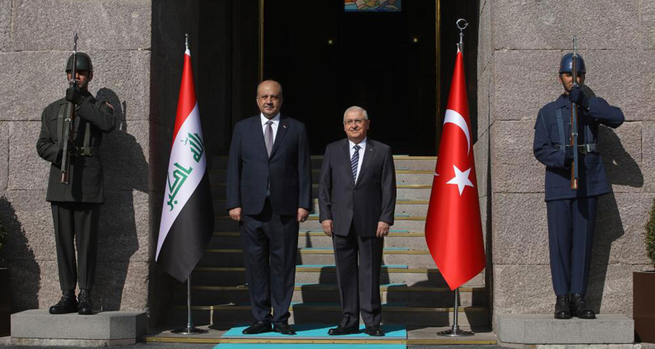 Bakan Güler, Irak Savunma Bakanı Abbas ile bir araya geldi