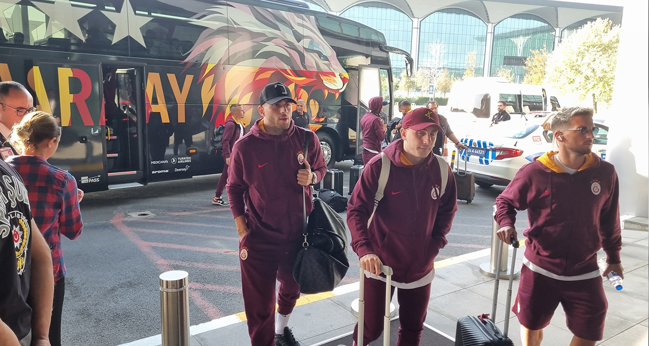 Galatasaray, Bayern Münih maçı için Almanya’ya gitti