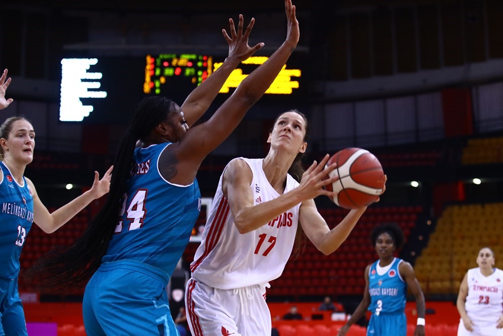 Euro Cup Women F Grubu: Olympiakos: 73 – Melikgazi Kayseri Basketbol: 95