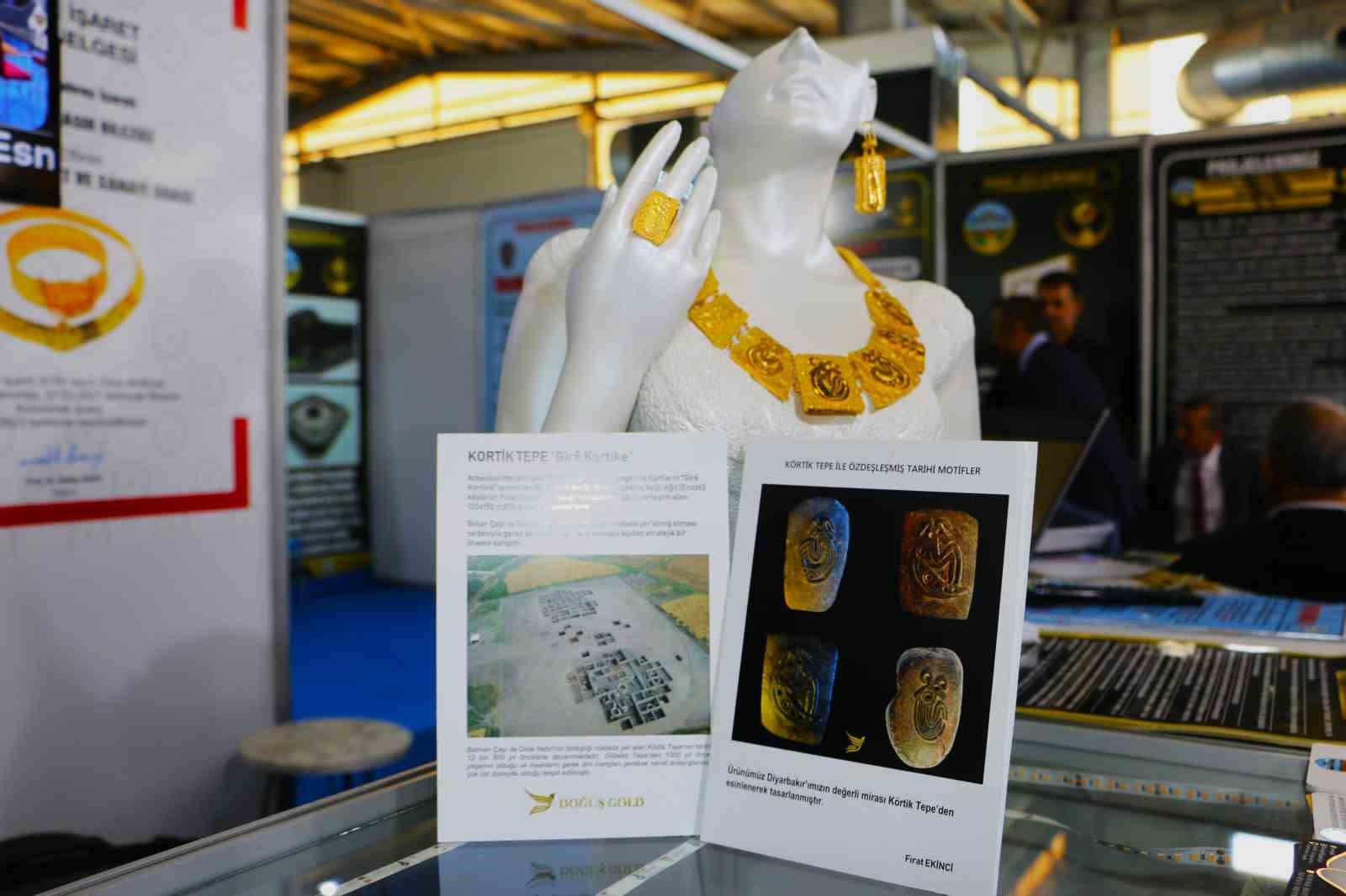 Diyarbakır’da 12 bin 500 yıllık Körtik Tepe’de çıkan figürler altın üzerine işlendi