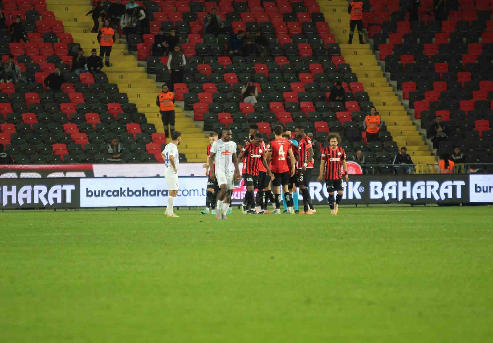 Trendyol Süper Lig: Gaziantep FK: 2 – Ç.Rizespor: 0 (Maç Sonucu)