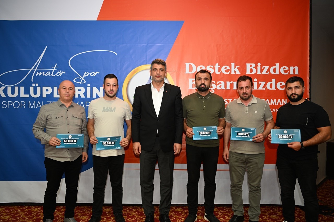 Amatör spor kulüplerine 1 milyon 500 bin TL destek