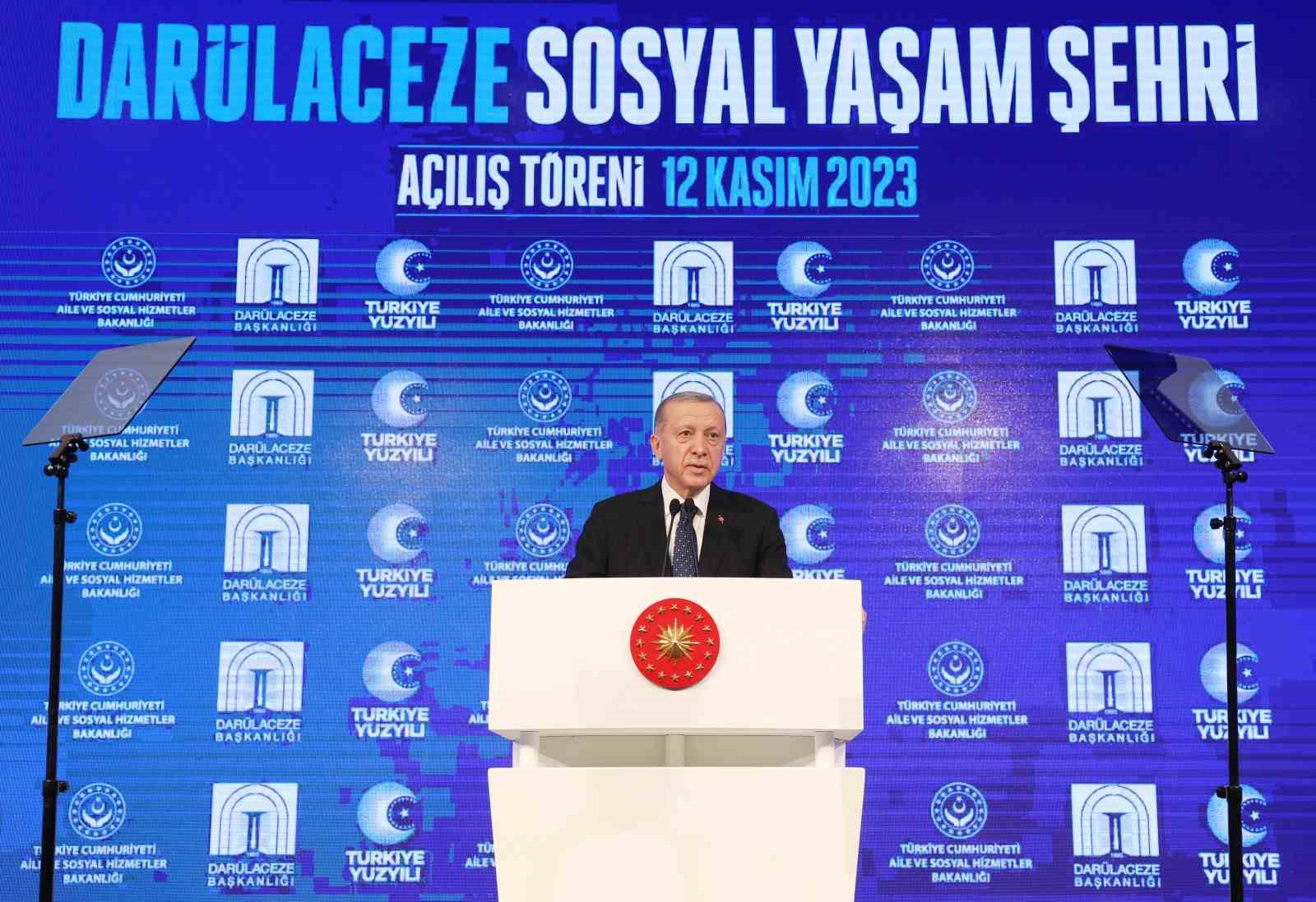 Cumhurbaşkanı Erdoğan: “Darülaceze ayrım yapmadan tüm düşkünlere kucak açan sembol bir kurumdur”