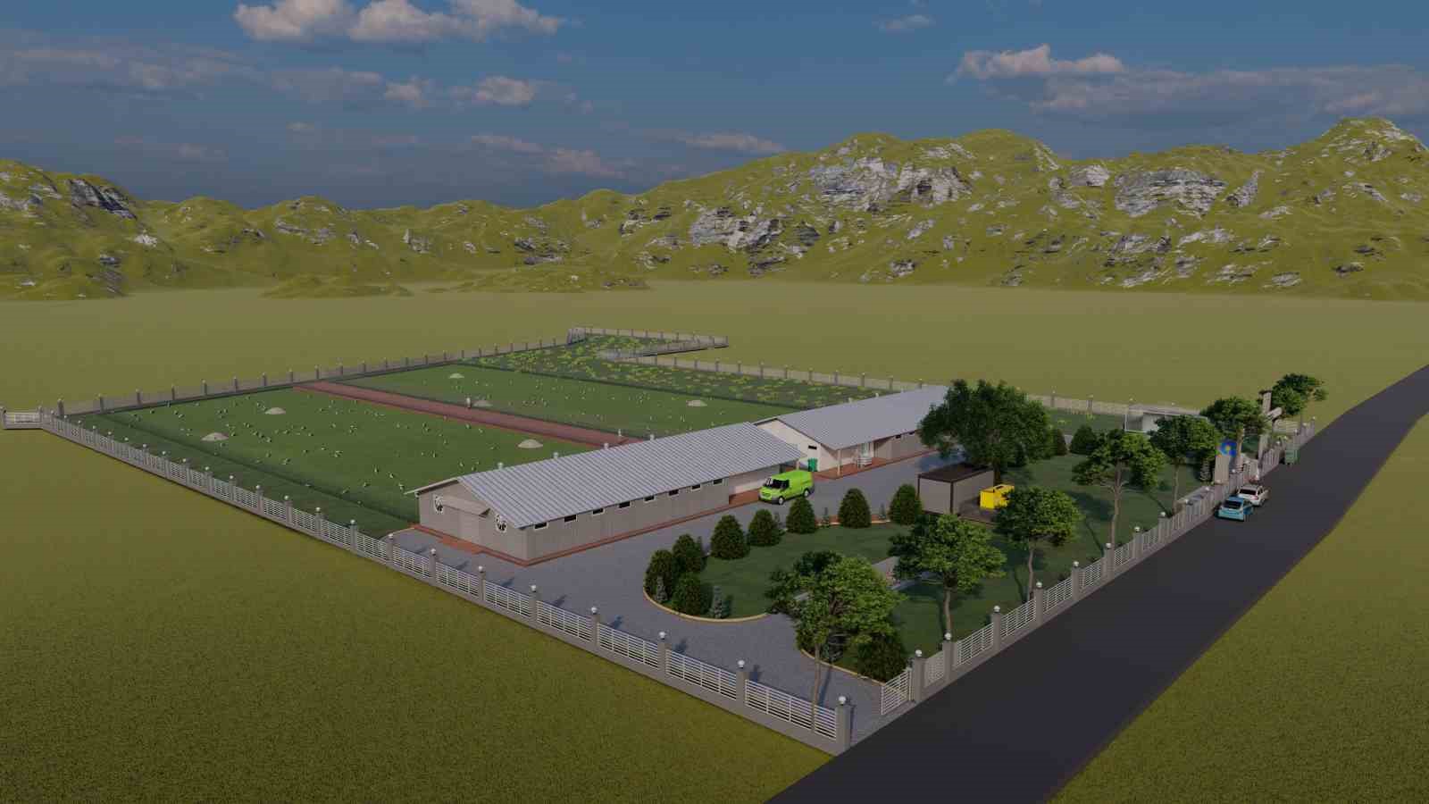 Büyükşehir Belediyesi Elmalı’ya serbest gezen tavuk çiftliği kuruyor