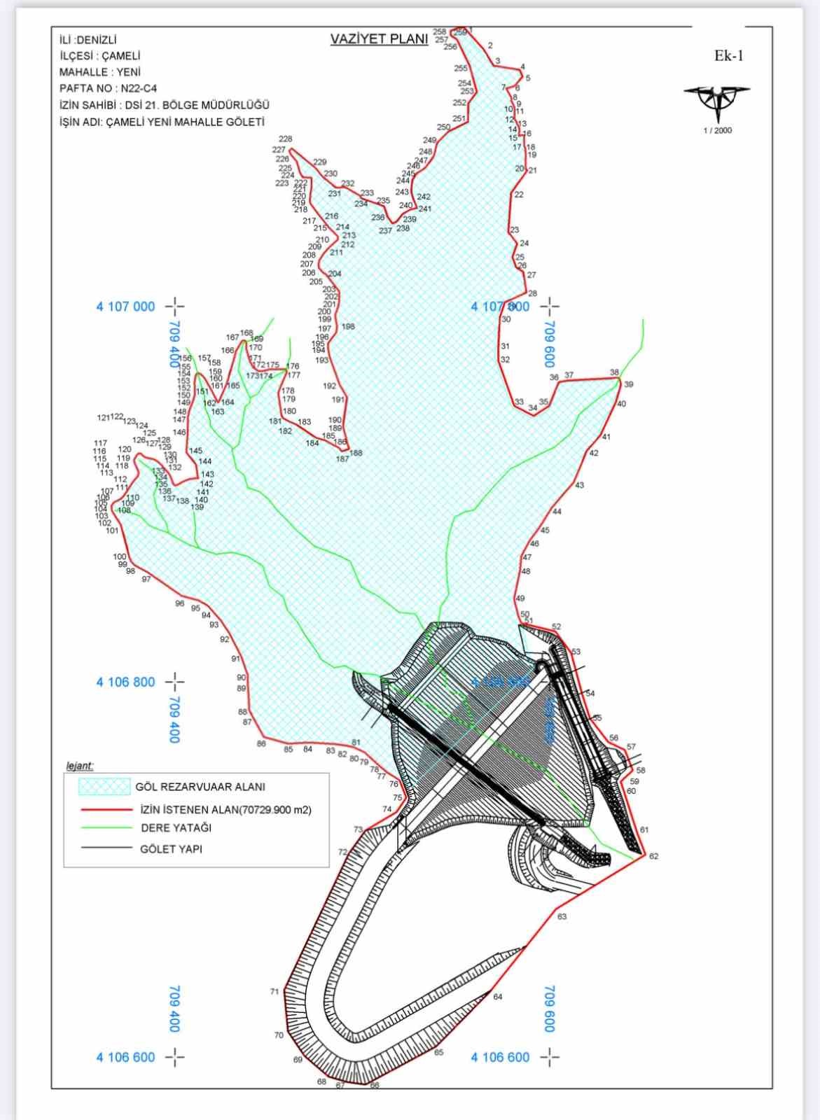 Çameli’ye yeni bir gölet daha kazandırılıyor