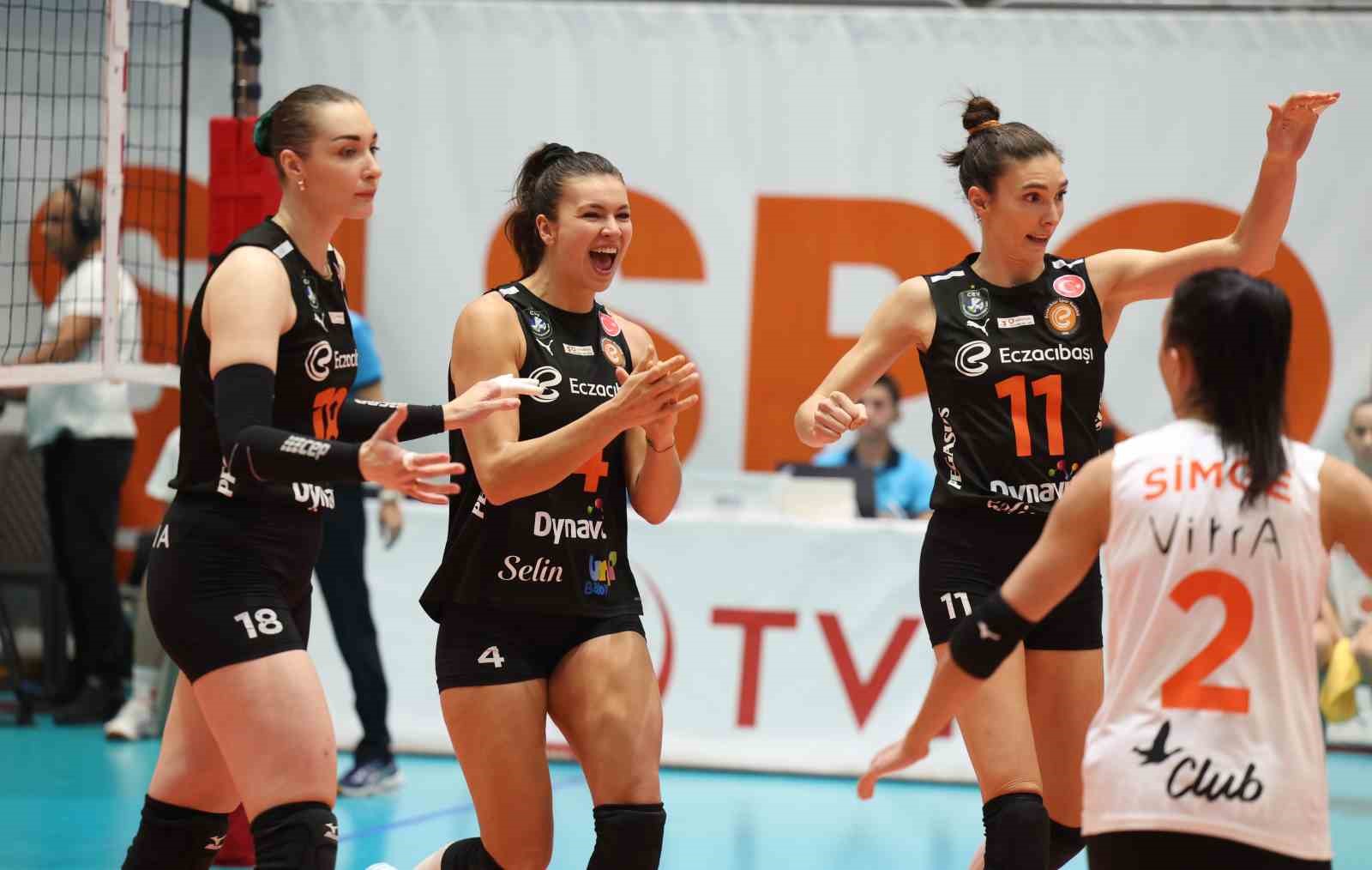 Sultanlar Ligi: Eczacıbaşı Dynavit: 3 – Muratpaşa Belediyespor: 0