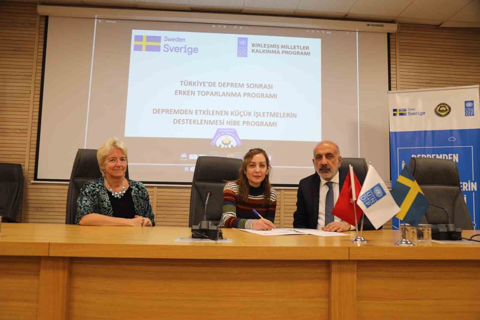 Diyarbakır’da 228 işletmeye 539 bin dolarlık deprem desteği