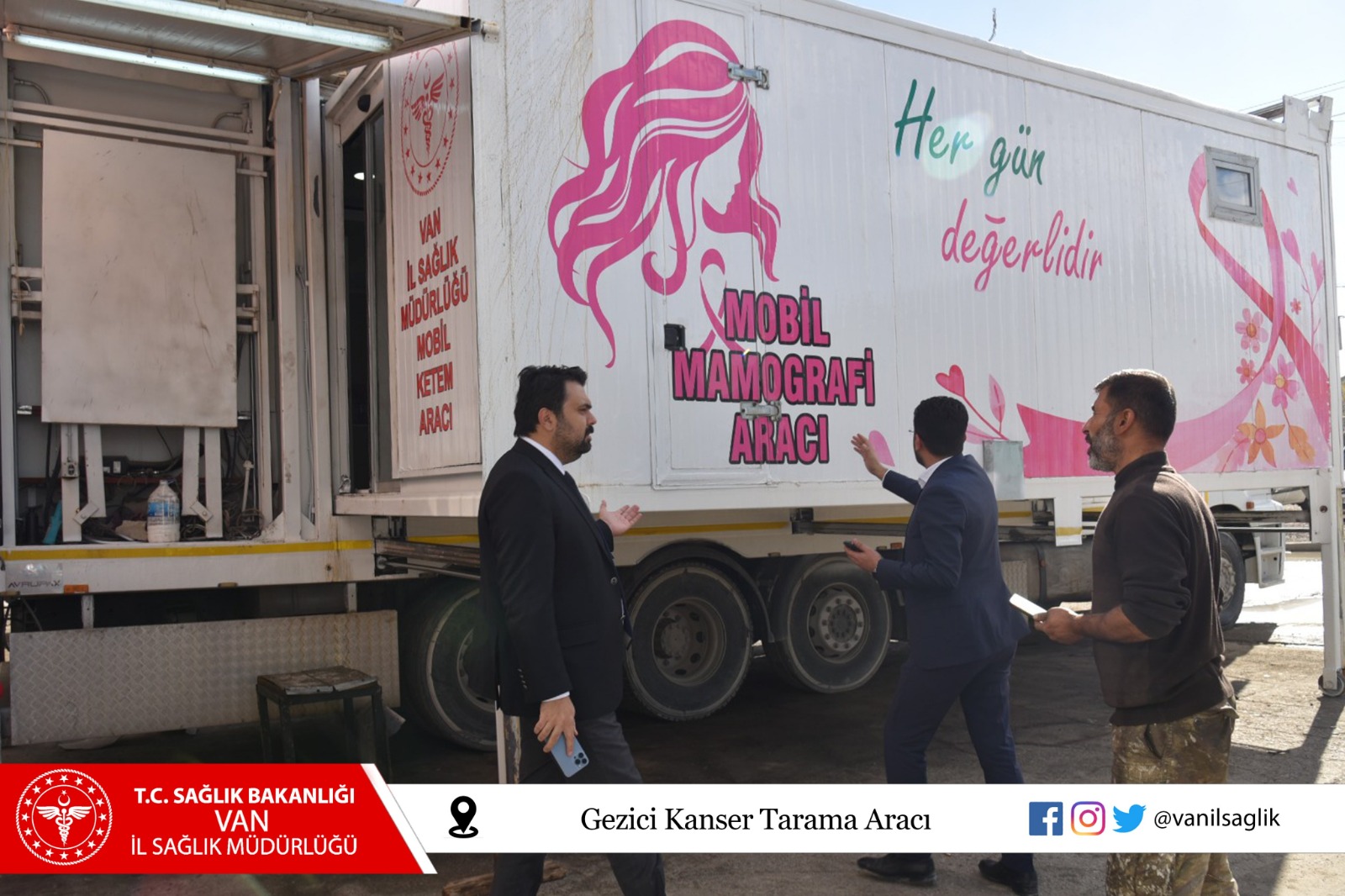 Van’da sahada kullanılacak kanser tarama tırı son aşamaya geldi