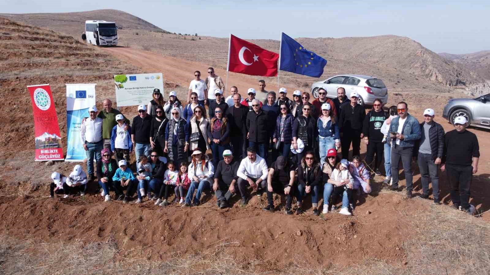 KTO Avrupa Birliği Hatıra Ormanına 10 bin fidan dikildi