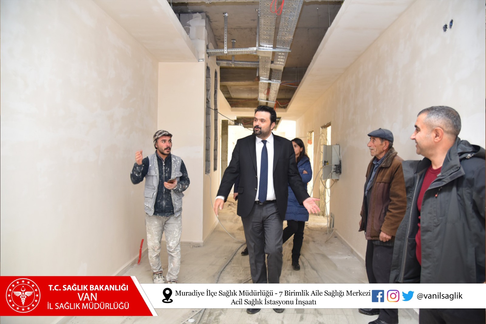 Van İl Sağlık Müdürü Tosun devam eden sağlık yatırımlarını inceledi