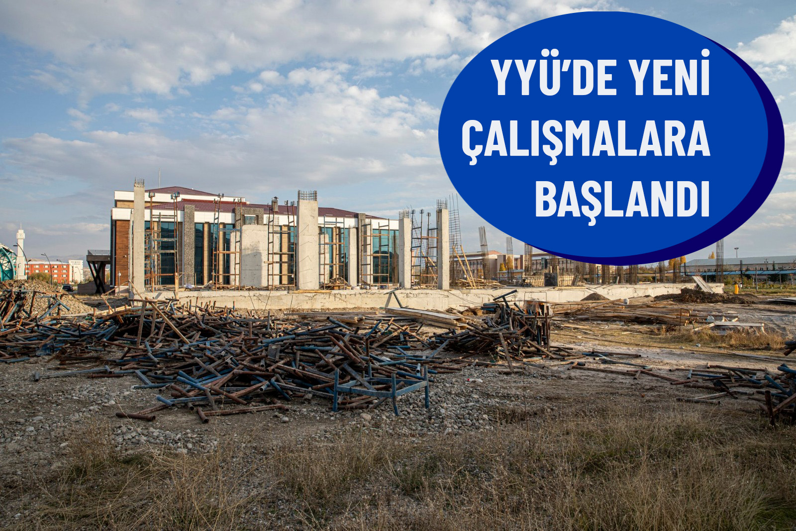 Van YYÜ’de Eğitim Bilimleri Fakültesi Rehberlik ve Psikolojik Danışmanlık Merkezi yapılıyor