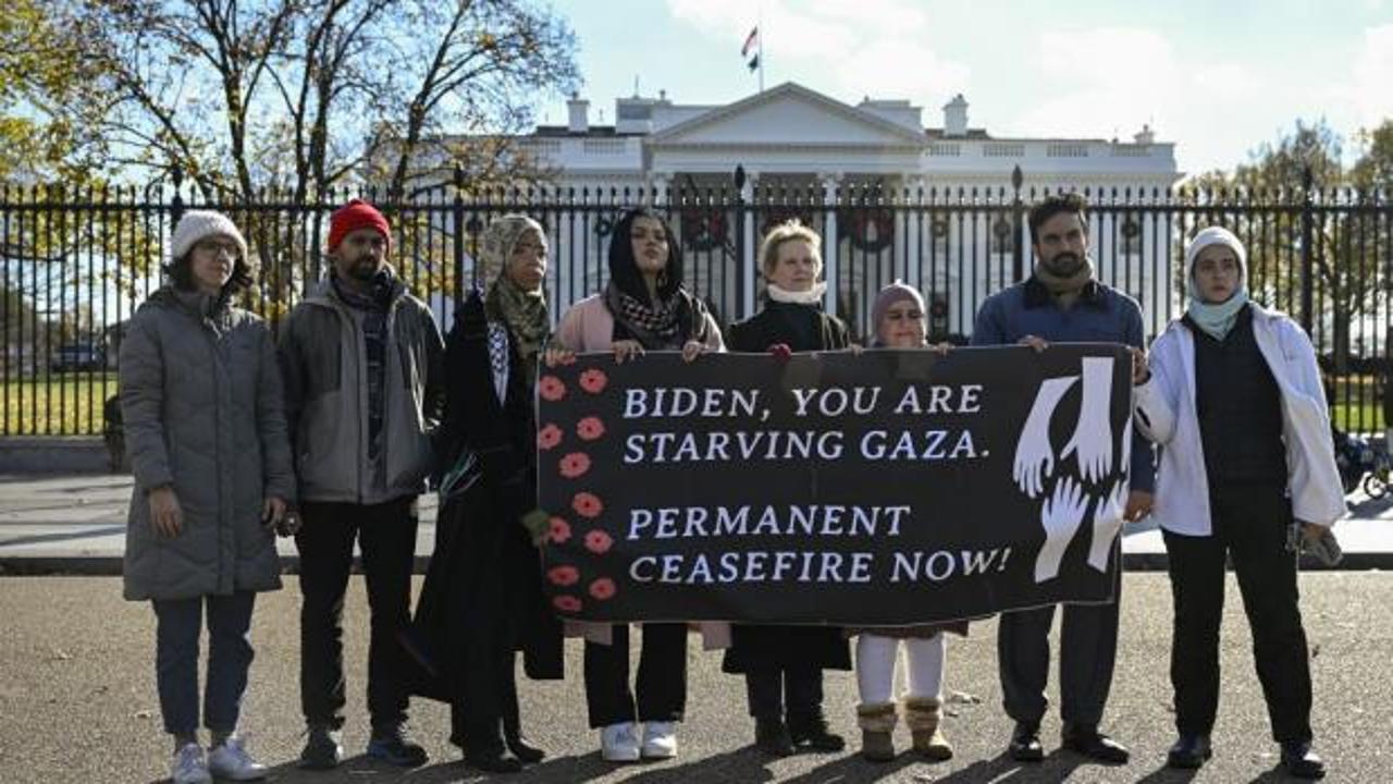 ABD’li aktivistler, oyuncular ve yerel siyasetçiler Gazze için açlık grevi başlattı