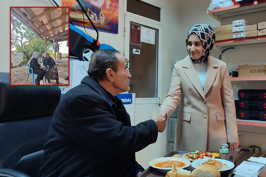 Kırşehir’in tek kadın İl Genel Meclisi Üyesi aday adayı, vatandaşların gönlünü fethediyor