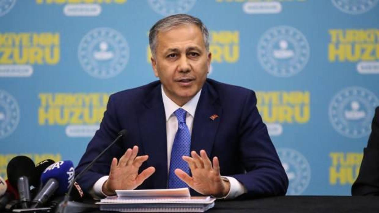 Bakan Yerlikaya’dan vatandaşlara çağrı: İhbar edin