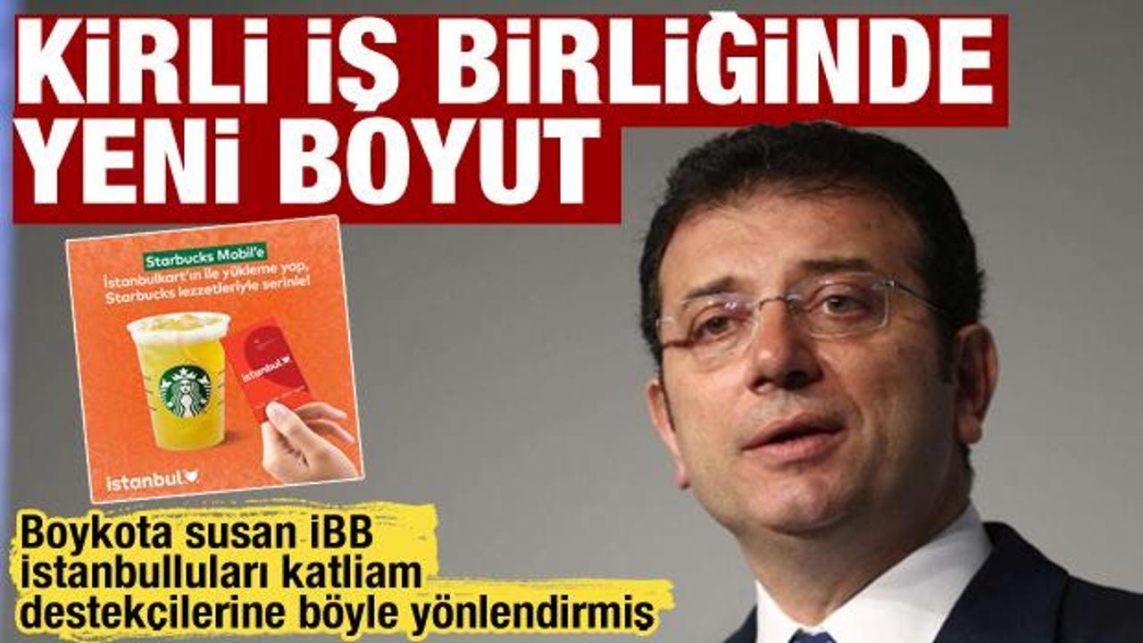 Boykota susan İBB, katliam destekçisi Starbucks’a İstanbulluları böyle yönlendirmiş