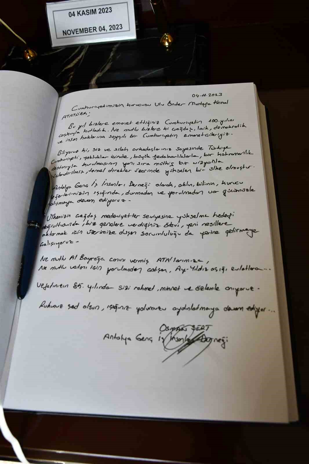 ANTGİAD’dan Anıtkabir ziyareti